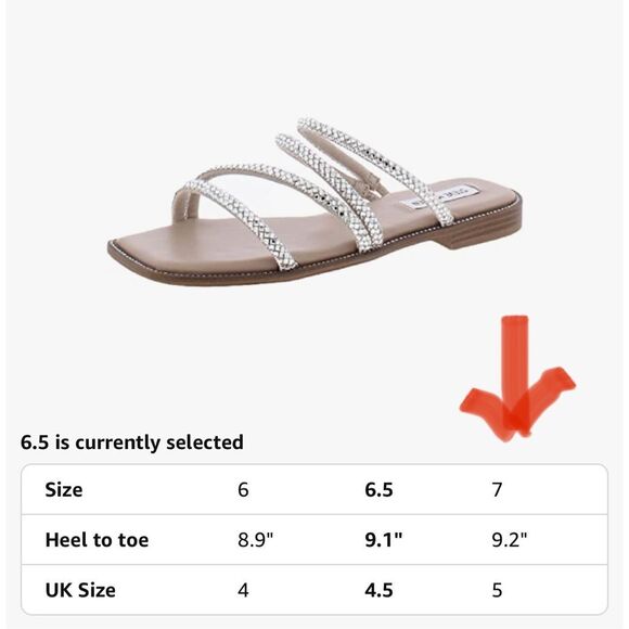 Steve Madden NEW size 7 rhinestone strappy sandals - Picture 4 of 11